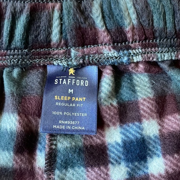 Stafford,medium,gray,regular fit,sleep pants,exceptionally soft,2pocketsfor men - Picture 7 of 8